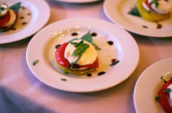 Heirloom tomato Caprese salad