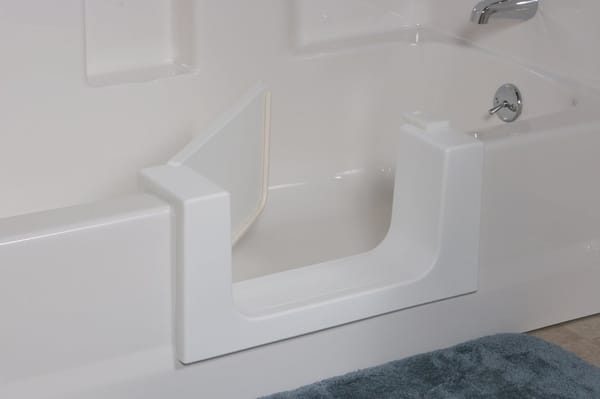 The Safeway Tub Door installed in your existing tub.