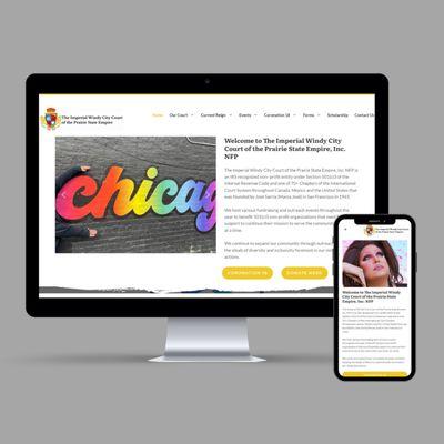 Web Design & Development for Community Outreach
Non-Profit Organization The Imperial Windy City Court of the Prairie State Empire, Inc. NFP