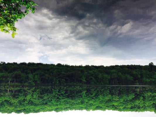 Upside down at surprise lake