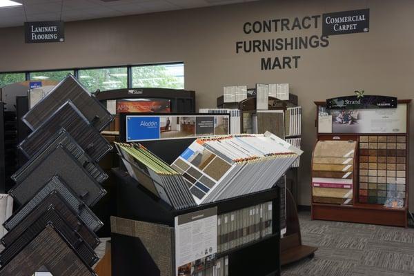 Commercial Carpet Displays at CFM Beaverton