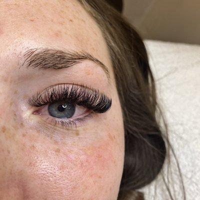 Volume lash extensions