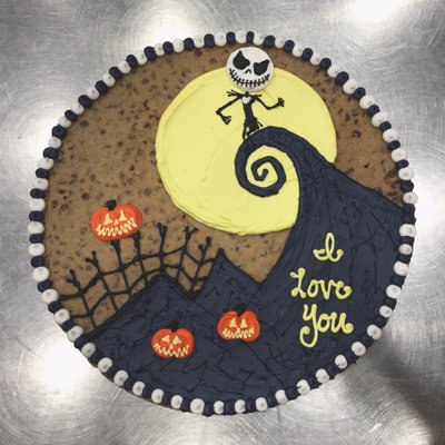 nightmare before xmas cookie cake