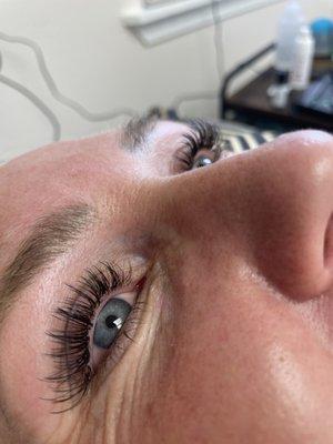 Classic eyelash extensions