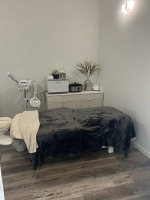 Our facial room