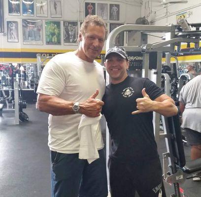 Ralf Moeller at Gold's Gym at Venice Beach, CA