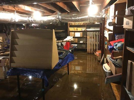 Local Business Basement Flood