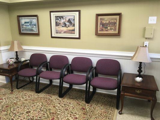 Reception area, Strasburg Office