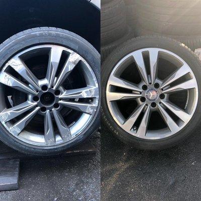 Mercedes-Benz Wheel reconditioning.