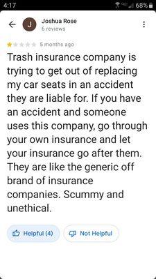 This insurance company has screwed over a lot of people.