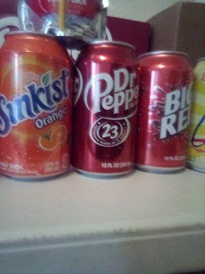 Sodas and sparkling water is a 1.00 each