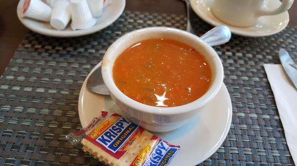 Bean Soup at Green Star Restaurant