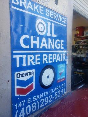 Behind chevron gas station 147 E. Santa Clara st san Jose ca 95113