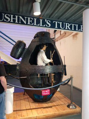 The Bushnell Turtle. Very interesting bit of history.