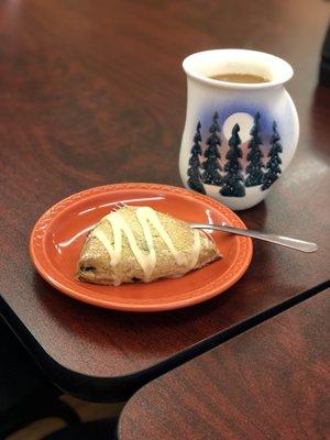 Coffee and scone!