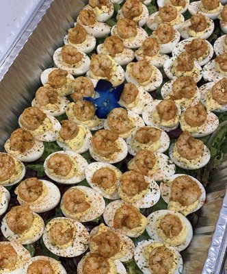 Shrimp Deviled Eggs