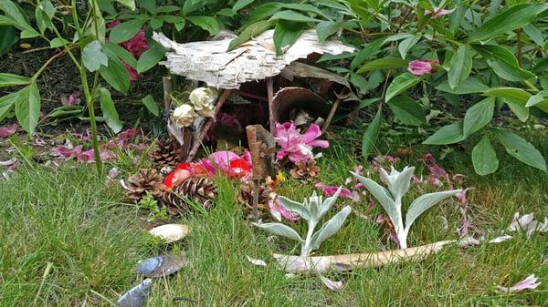 Fairy house at the Fairy Festival