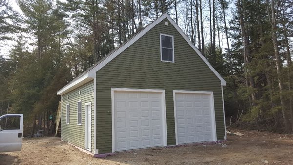 26'x26' garage 
with 16'x26' Bonus room above it