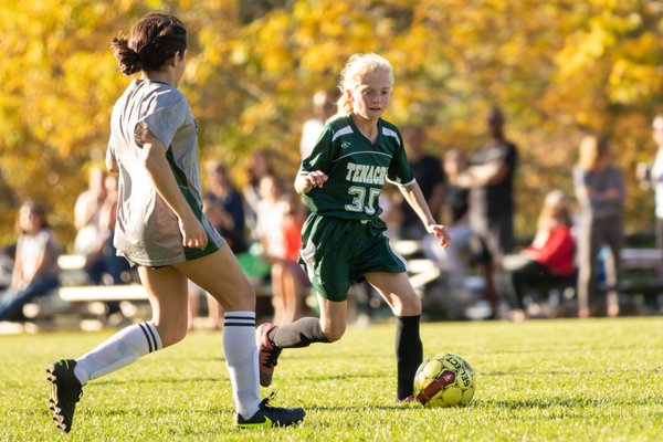 In Tenacre's interscholastic athletics program, 5th and 6th graders play against other schools in the fall, winter, and spring.