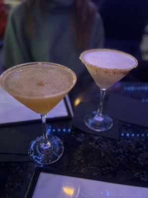 Apple cider and pumpkin pie martinis