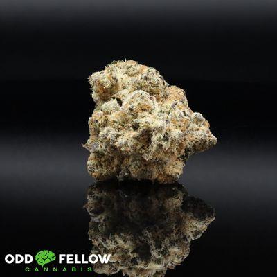 High Octane, a classic indica-dominant hybrid grown by Oddfellow Cannabis.