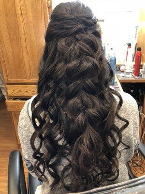 prom hair