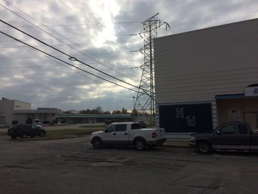 Right across the street from the old Newmarket Cinemas theater.