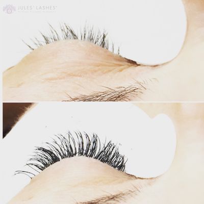 Classic set of eyelash extensions