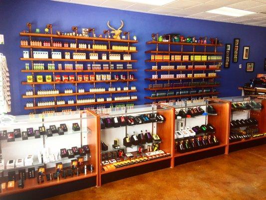 A wide variety of hardware and eLiquid for your vaping pleasure!