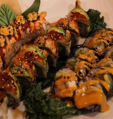 Firecracker Roll Hurricane Roll Crab Rangoon Roll