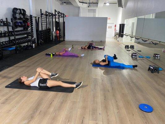 Pilates Mat Fusion Class