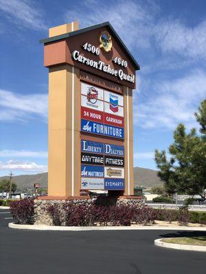 Monday, May 20, 2019: Carson Tahoe Quail sign at S. Carson St.