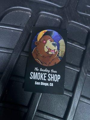 The stoned bear in this photo knows more about smoke then the guys working there.