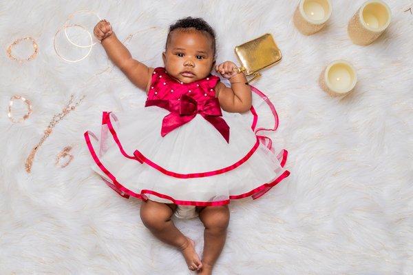 Baby Ava's first photo shoot!