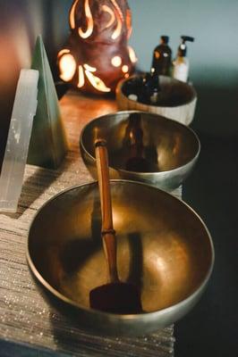 Subtle energy work and singing bowls are used during your 90 minute session.