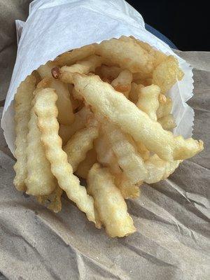 Crinkle cut fries