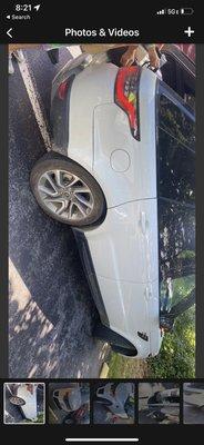 Tire change on a 2020 Range Rover Sport