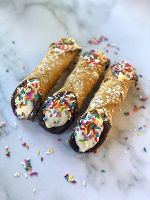 Cannoli with sprinkles!