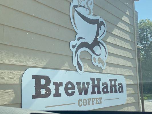 BrewHaHa sign