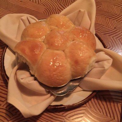 Fresh baked dinner rolls