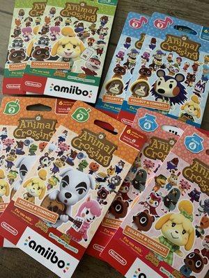 Animal Crossing Amiibo Cards!  Get then while you can - they go fast!