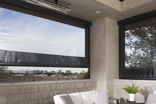 Vinyl will turn your patio into a four seasons room!