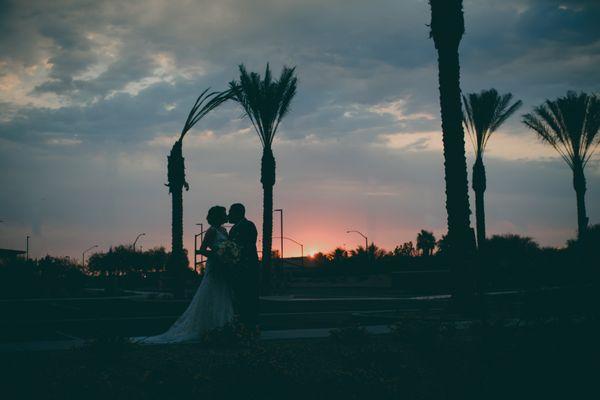 Newlyweds at Colby Falls by Wedgewood Weddings