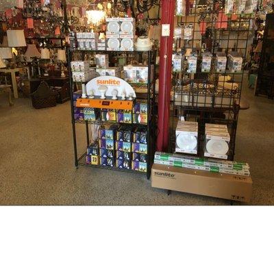 We now sell some of your commonly needed bulbs. So come on in for your lighting needs. If you need a lamp repaired, bring it...