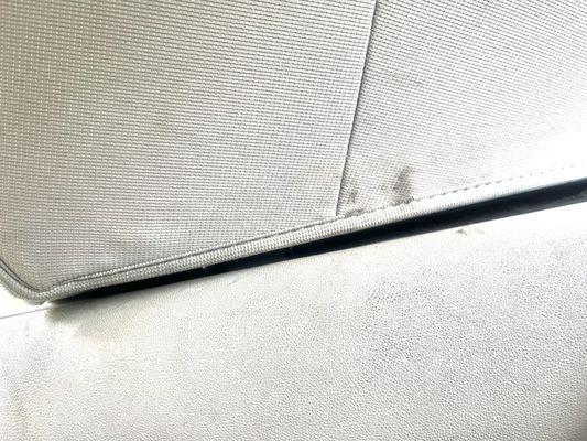 Grease on headliner