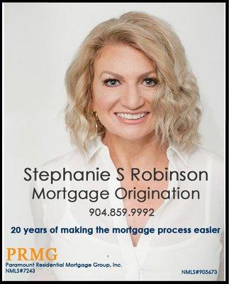 Stephanie Robinson - Paramount Residential Mortgage Group