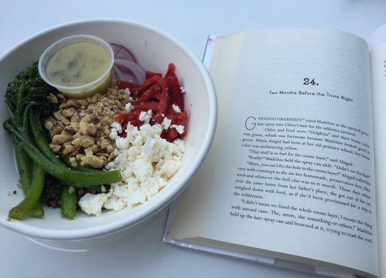 Lemon basil power bowl with added feta!