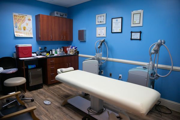 Laser & IPL treatment room