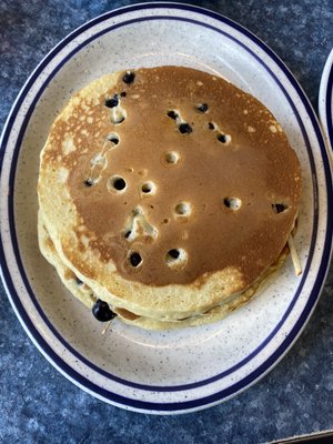 Blueberry pancakes