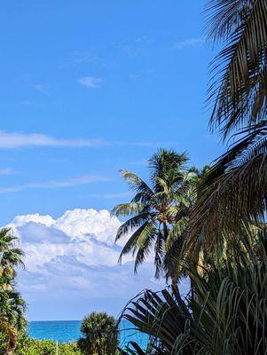 View from our balcony